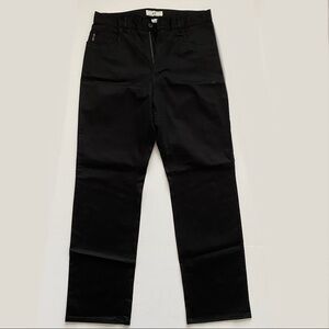 Armani Exchange Black Straight Leg High Waist Pant